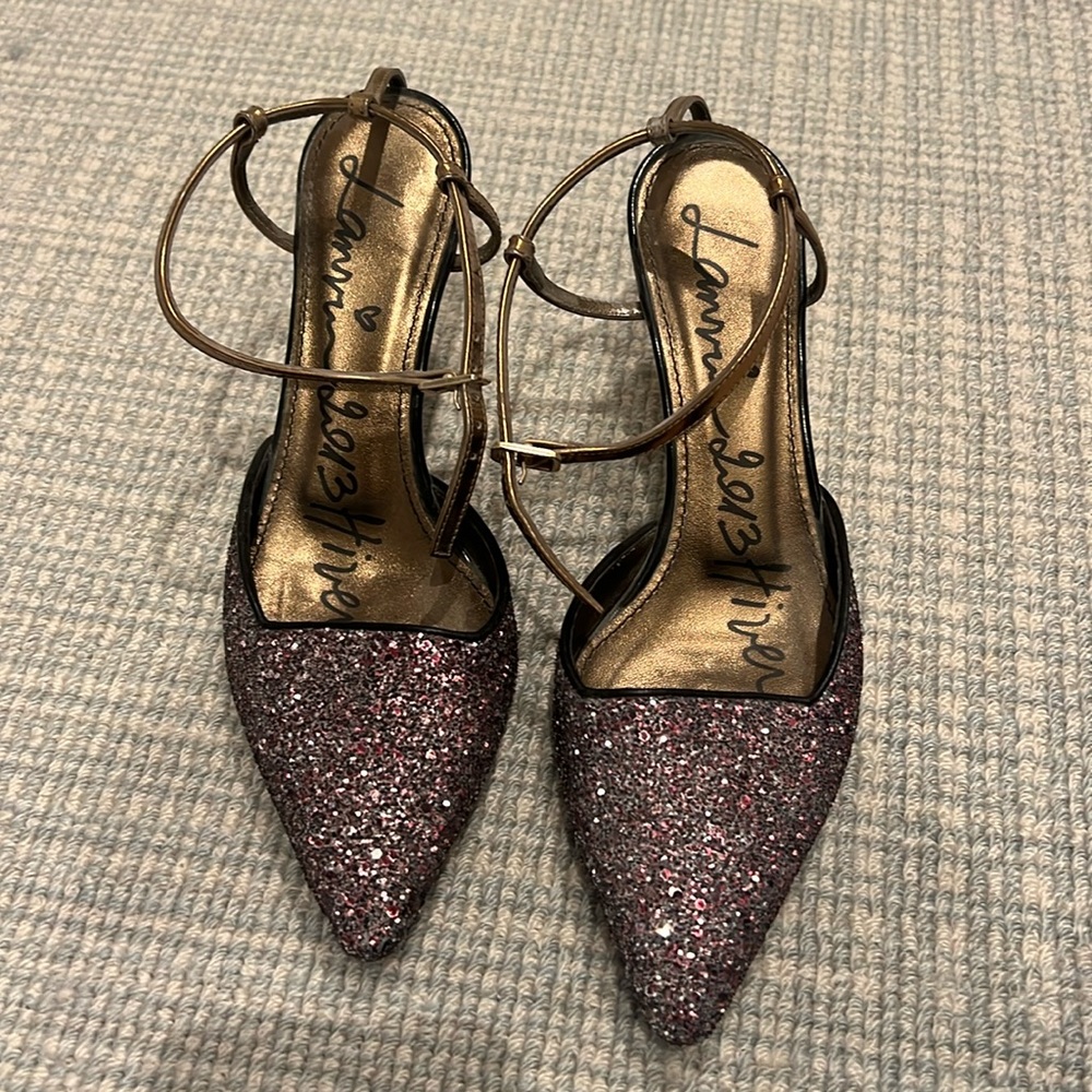 Lanvin elegant sequined pump